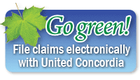 Go Green! File Claims Electronically with United Concordia.
